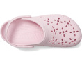 Классические сабо Crocs для детей с цветочным ажурным дизайном