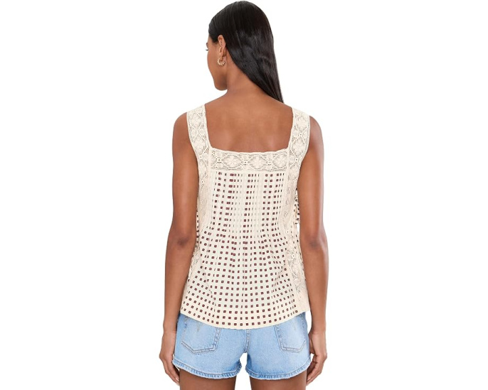 Топ Madewell Allie с квадратным вырезом и кружевом