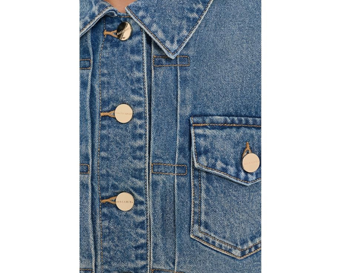 Укороченная куртка Blink AllSaints из органического денима