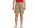 Шорты Oscar в клетку Burberry Kids с отворотами