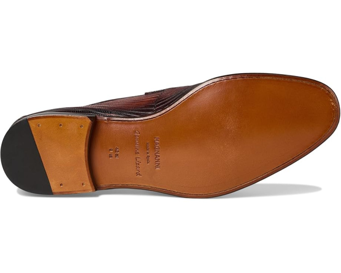 Лоферы Magnanni Vicente из состаренной кожи с ремешком