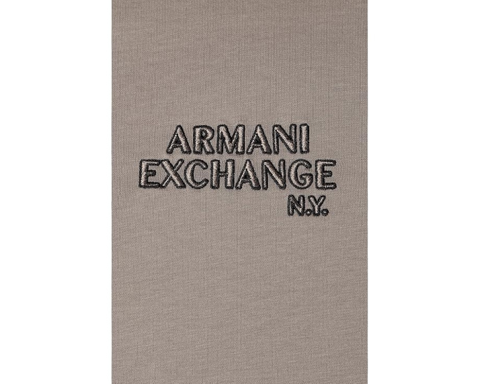 Хлопковая футболка с логотипом Armani Exchange