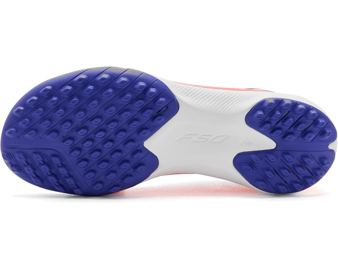 Детские бутсы Adidas F50 Hyperfast League без шнуровки для травы