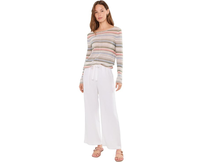 Льняной свитер Cedar Tommy Bahama с полосой и лодочным вырезом
