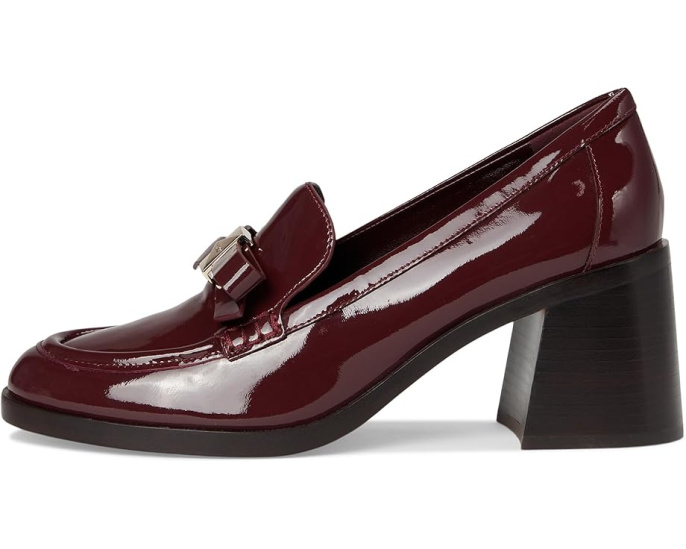 Kate Spade New York лоферы на каблуке Deco Bow из гладкой кожи