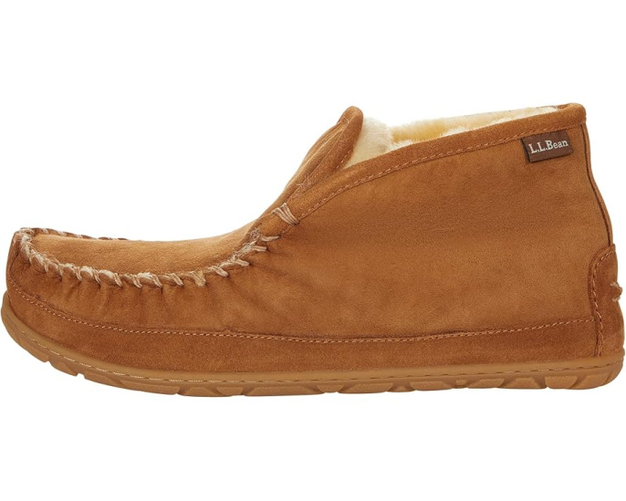 LLBean Зимние тапочки-мокасины Wicked Good на овчине