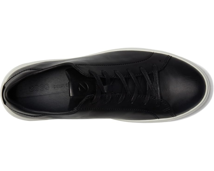 Кроссовки ECCO Street Tray Dress Sneaker черные с технологией FLUIDFORM