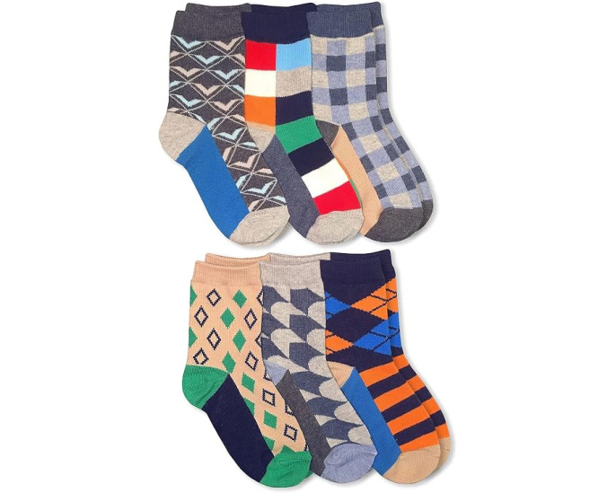Jefferies Socks набор детских цветных носков 6 пар