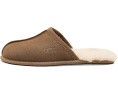 Тапочки UGG Scuff с овчинной подкладкой и гладкой кожей