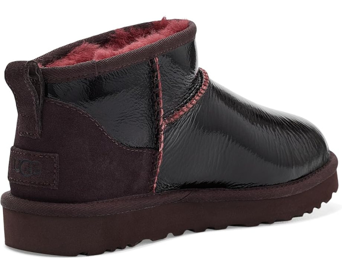 Ботинки UGG Classic Ultra Mini Crinkle с переливающимся верхом