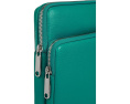 Сумка через плечо ECCO Flat Pouch из лазурной тесненой кожи