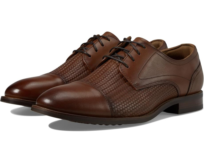 Оксфорды Florsheim Rucci Weave Cap Toe с плетеным принтом