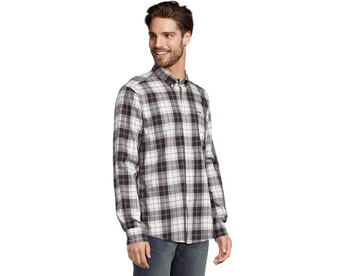 Рубашка Barbour Wetheram Tailored Tartan в клетку с классическим кроем