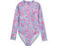 Детский лонгслив для плавания Snapper Rock Tropical Glow с защитой UPF 50+