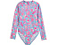 Детский лонгслив для плавания Snapper Rock Tropical Glow с защитой UPF 50+