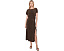 Платье Vince Directional Pleated Twist миди с драпировкой