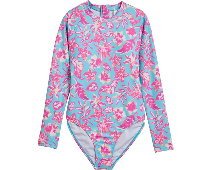 Детский лонгслив для плавания Snapper Rock Tropical Glow с защитой UPF 50+