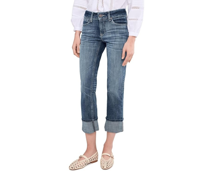 Укороченные джинсы Silvie Straight Leg Crop от Ariat