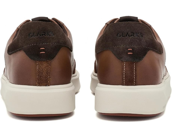 Clarks Code C Tie кожаные кеды на шнуровке
