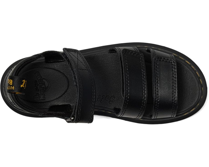 Детские сандалии Dr. Martens Klaire J на липучке с кожаным верхом