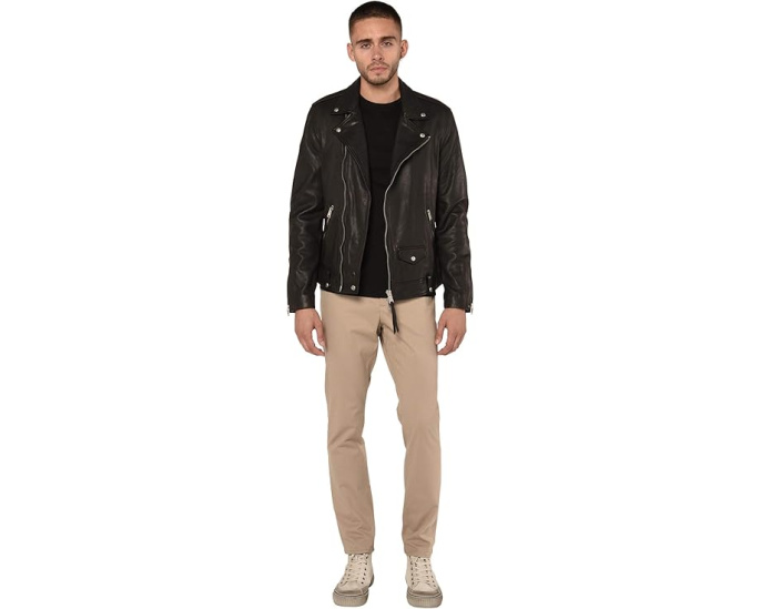 Футболка AllSaints Brace Tonic Crew с вышивкой Ramskull
