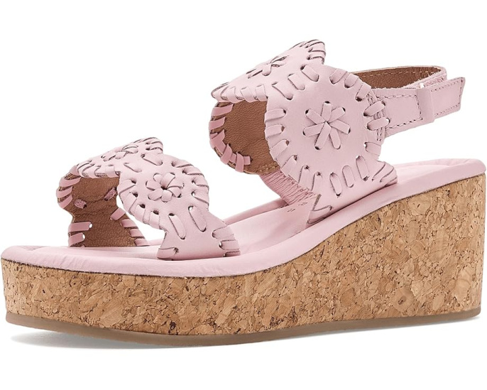 Сандалии Jack Rogers Lauren High Wedge с танкеткой для девочек