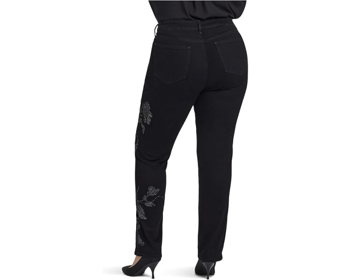 Джинсы NYDJ Plus Size Marilyn Embroidery больших размеров с вышивкой