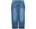 Джинсы Bailey Relaxed Straight Ankle Raw Cuff Plus Size от NYDJ с необработанным краем