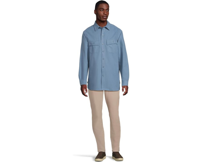 Рубашка Chamois Shirt от L.L.Bean с традиционным кроем и начесом