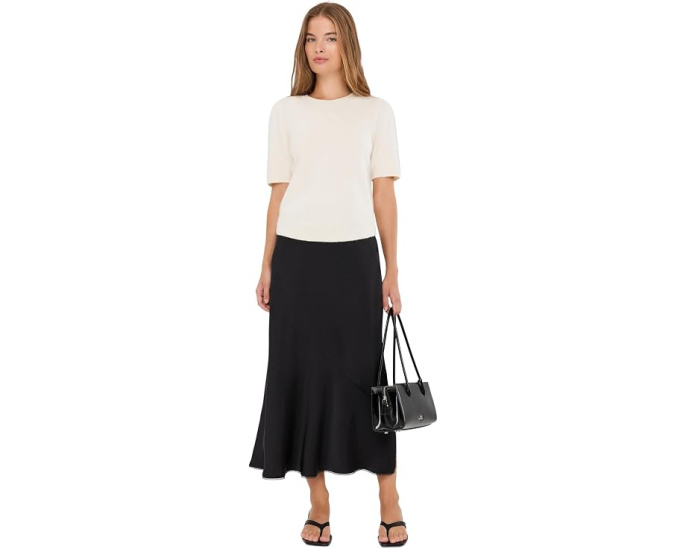Agatha Short Sleeve Crew Neck Pullover Sweater