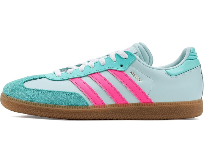 Бутсы adidas Samba Messi с кожаным верхом и круглым носком
