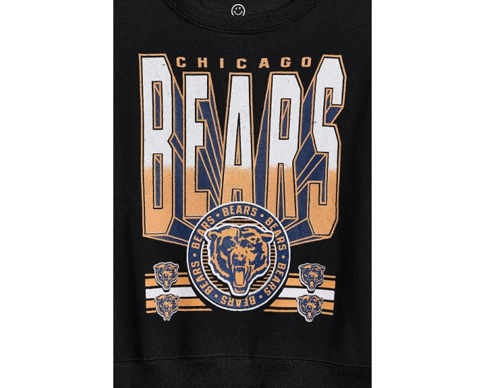 Худи NFL Chicago Bears Drop Shoulder Crew Fleece для детей Junk Food