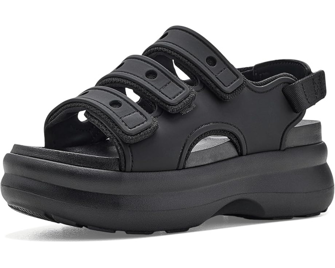 Босоножки Crocs Soho Sport Platform на платформе с тремя ремешками