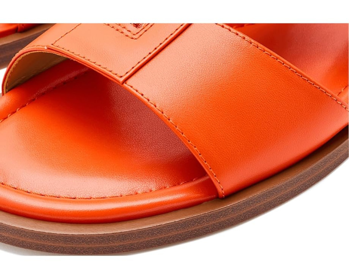 Сандалии Berkley Flat от MICHAEL Michael Kors с молнией и открытым мысом