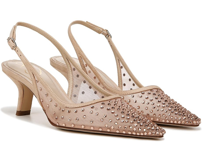 Sam Edelman Bianka Sling Mesh босоножки на каблуке