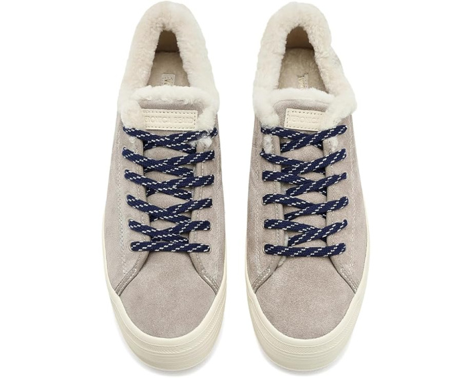Кроссовки Truett Shearling от Veronica Beard на платформе