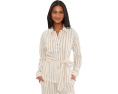 Жакет рубашечного кроя Petite Belted Stripe от Liverpool Los Angeles