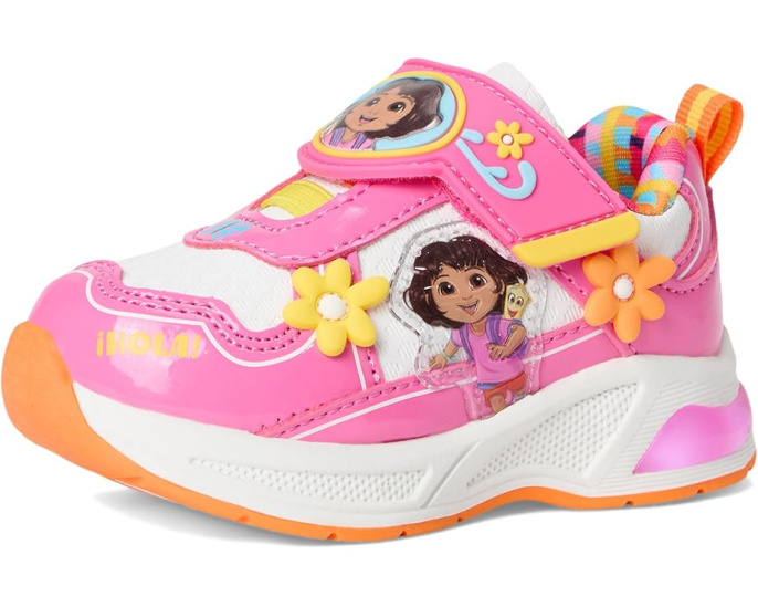 Кроссовки Ground Up Dora The Explorer со светящейся подошвой для малышей