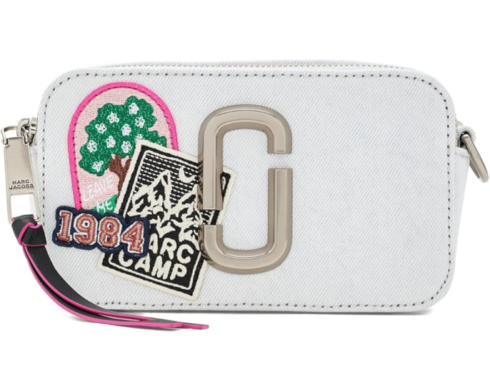 Джинсовая сумка Marc Jacobs The Camp Patchwork Denim Snapshot