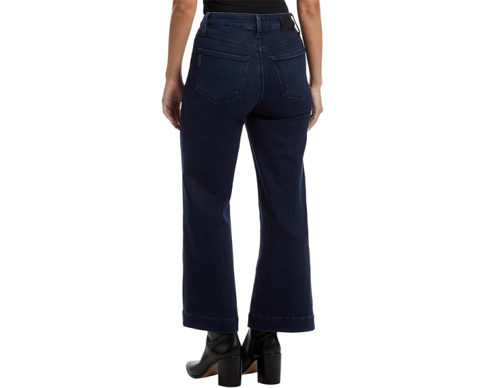 Джинсы PAIGE Anessa Reverse Seamed Beltloops In Bespoke с широким клешем