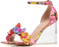 Blue by Betsey Johnson Сандалии Santino с 3D цветами и люцитовым каблуком