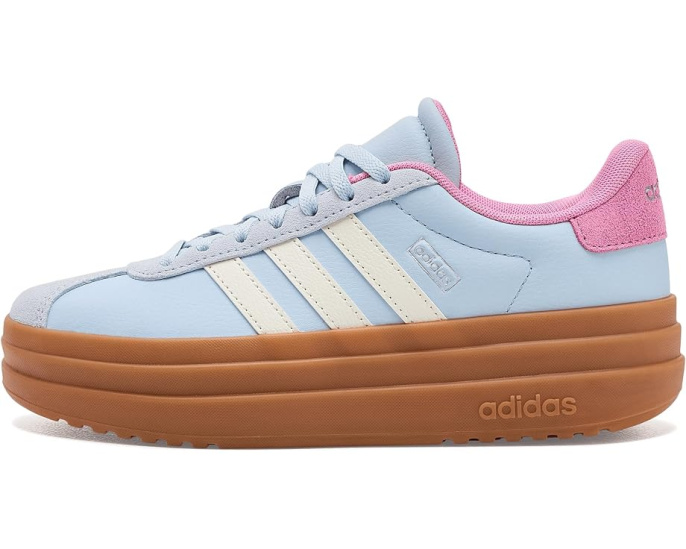 Кроссовки Adidas VL Court Bold для детей с цветочным принтом