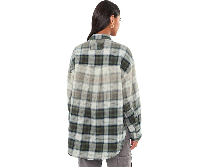 Рубашка Free People Alexi Plaid с омбре-принтом