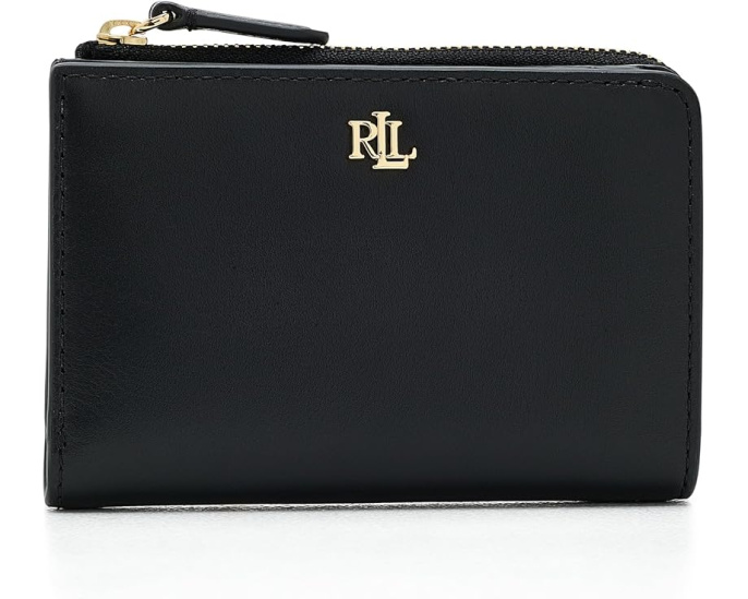 Маленький двухстворчатый кошелек из кожи Lauren Ralph Lauren