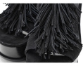 Босоножки Indra Platform Sandals на платформе с бахромой от MICHAEL Michael Kors