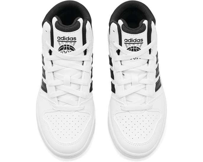 Кроссовки Adidas Hoops Mid Classic для детей с верхом из кожзаменителя