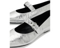 FitFlop Delicato Metallic Mary Janes на плоском ходу