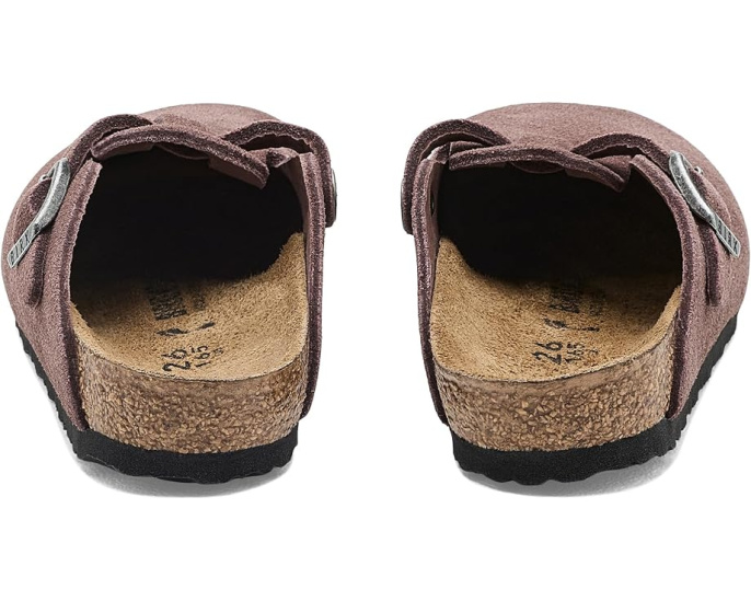 Сабо Birkenstock Boston из замши для детей