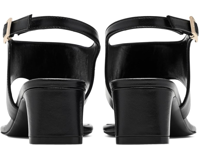 Сандалии Stuart Weitzman Baby Babette Thong на каблуке черные