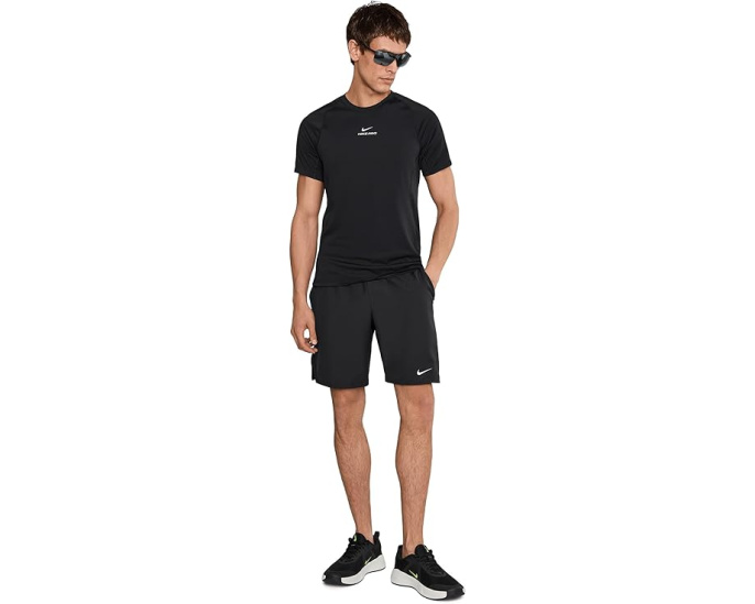 Топ Nike Pro Training Dri-FIT с коротким рукавом и сетчатыми вставками